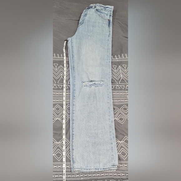 Pistola Cassie Super High Rise Straight Leg Distressed Jeans Size 26 - Picture 3 of 9